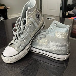 High Top Converse Glitter Size 7